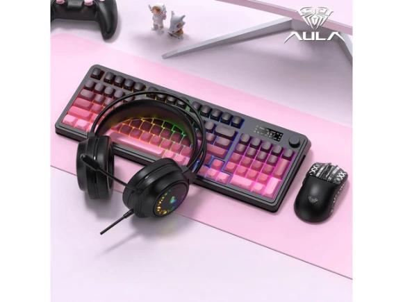 Wireless Membrane Keyboard — Bluetooth Keyboard, AULA