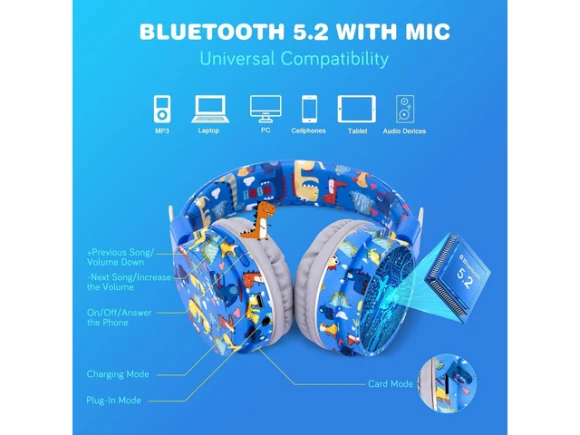 Bluetooth Headphones — Wireless Earbuds, QearFun