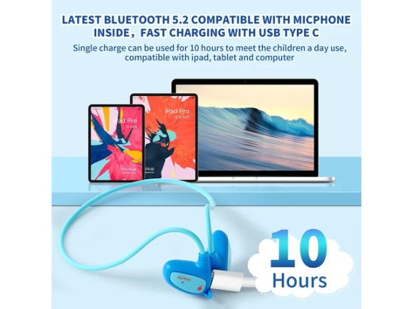 Open-ear Bluetooth wireless headphones for children — Wireless Earbuds, KUKA
