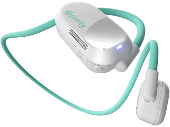 Open-Ear Headphones, White/Turquoise — Wireless Earbuds, KUKA