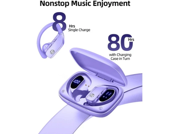 Purple Wireless Earbuds — Wireless Earbuds, KUKA