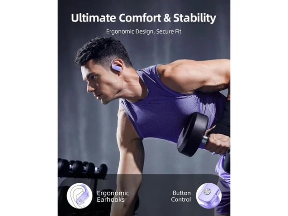 Purple Wireless Earbuds — Wireless Earbuds, KUKA