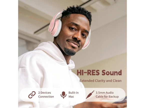 Wireless Bluetooth Over-Ear Headphones — Wireless Earbuds, KUKA