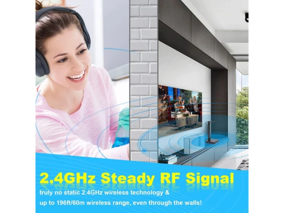Wireless TV Headphones — Wireless Earbuds, ANSTEN