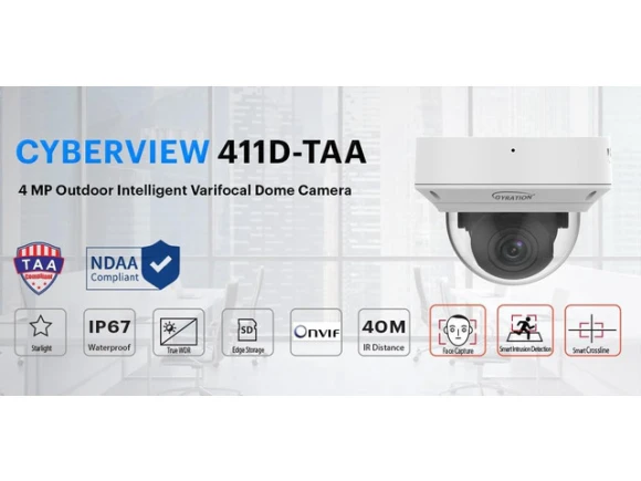 4 MP IP Security Camera, Dome — Security Camera, Gyration