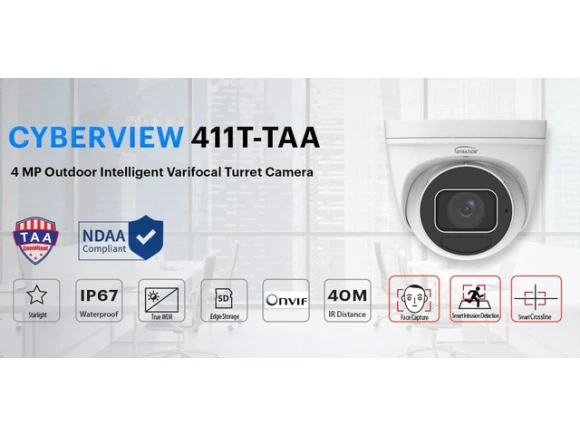 4MP Smart Turret IP Security Camera — Security Camera, Gyration