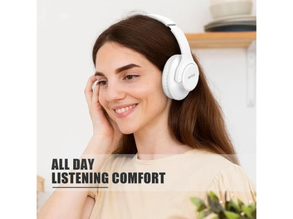 Bluetooth Over-Ear Headphones — Wireless Earbuds, KVIDIO