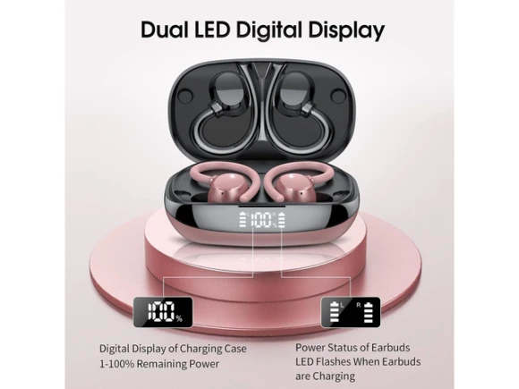 Wireless Earbuds with Ear Hooks — Wireless Earbuds, KUKA