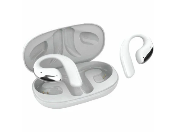 Open-Ear Earbuds with Touch-Screen Charging Case — Wireless Earbuds, ADESSO