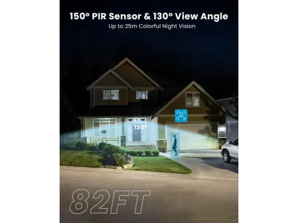 Outdoor Floodlight Security Camera — Security Camera, iegeek