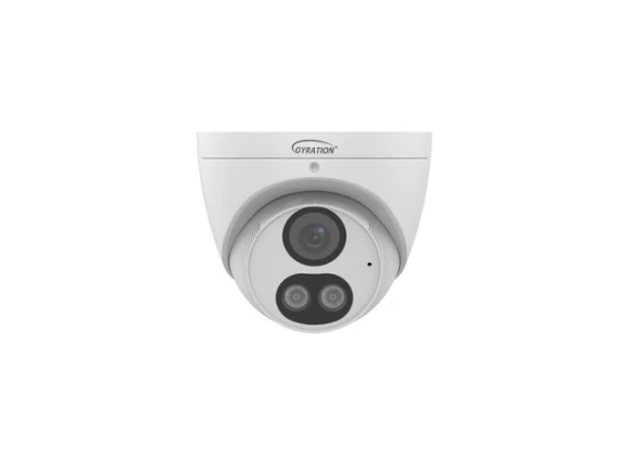 White Fixed Turret Camera — Security Camera, Gyration