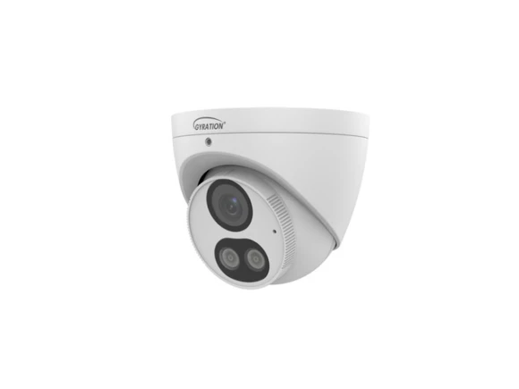 White Fixed Turret Camera — Security Camera, Gyration