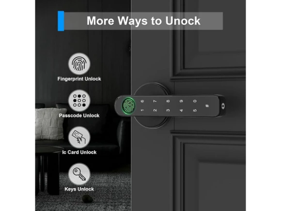 Fingerprint biometric door knob lock — Smart Lock, STARWELL