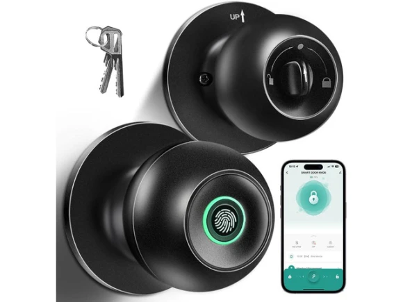 Fingerprint Door Knob Lock — Smart Lock, STARWELL