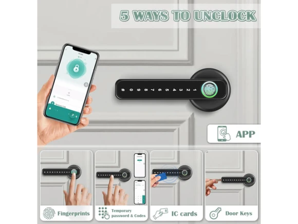 Fingerprint Door Lock — Smart Lock, STARWELL