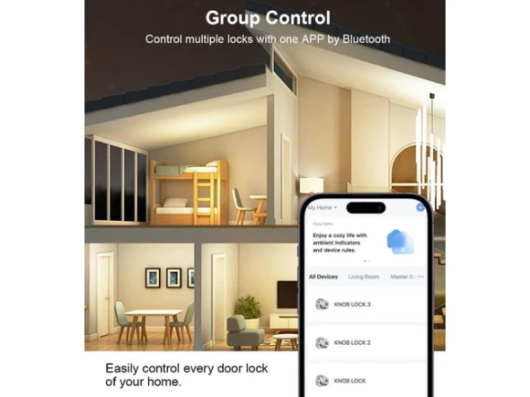 Fingerprint Door Lock — Smart Lock, STARWELL