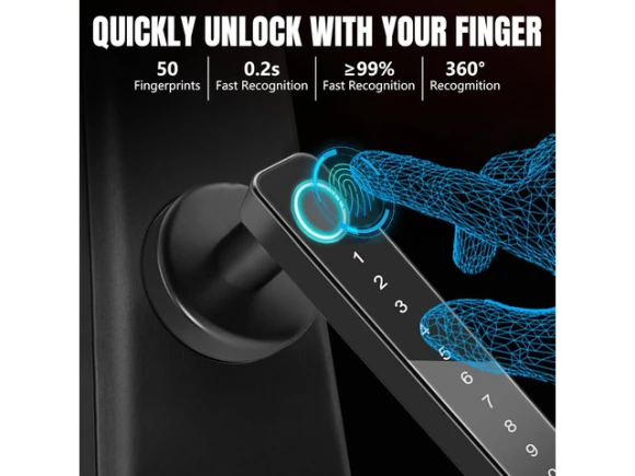 Fingerprint Door Lock — Smart Lock, STARWELL