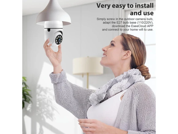 Light-Bulb Security Camera — Security Camera, WOOJONG