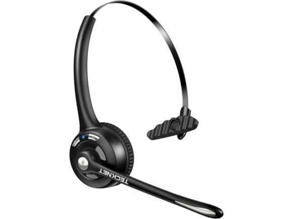 On-Ear Bluetooth Headset — Wireless Earbuds, TECKNET