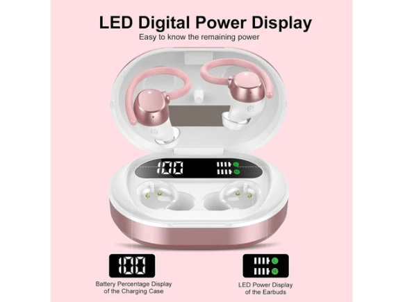 Rose Gold Wireless Earbuds — Wireless Earbuds, TUKO