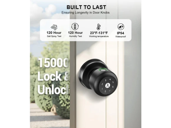 Smart Keypad Door Lock with Handle — Smart Lock, STARWELL