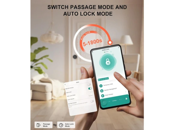 Smart Keypad Door Lock with Handle — Smart Lock, STARWELL