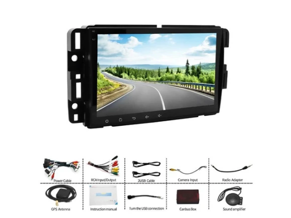 8-inch Car GPS Navigation Radio for GMC Savana, 2008–2024 — Car Infotainment System, Strafriture