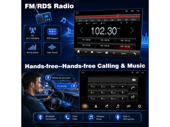 Car Stereo Head Unit for Ford F-150, 2004–2008 — Car Infotainment System, Strafriture