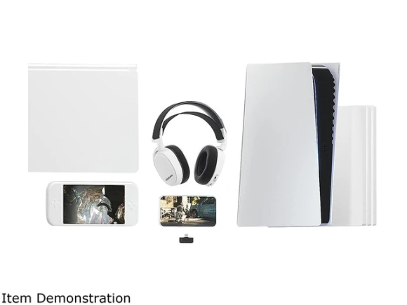 White Wireless Gaming Headset — Wireless Earbuds, SteelSeries