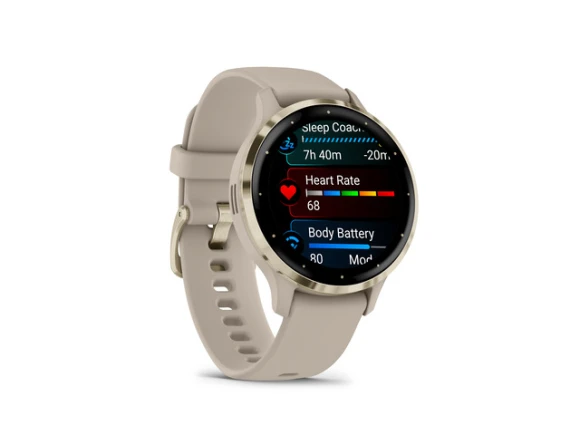 French Gray Case Smart Watch — Smart Watch, Garmin