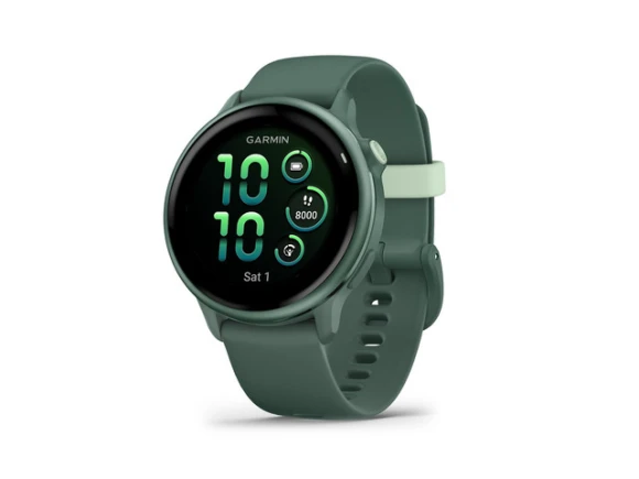 GPS smartwatch, Metallic Jasper Green with Jasper Green Band — Smart Watch, Garmin