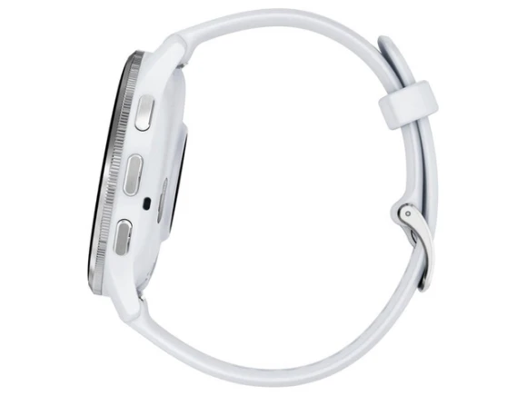 Smart Watch, Silver Bezel with Whitestone Case — Smart Watch, Garmin