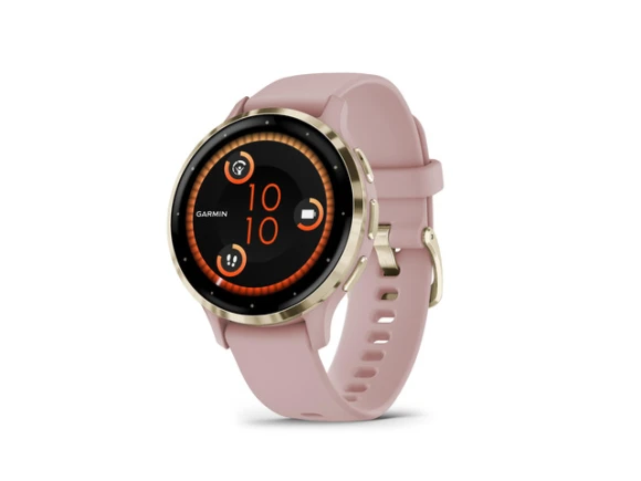 Smart watch, Soft Gold bezel and Dust Rose case — Smart Watch, Garmin