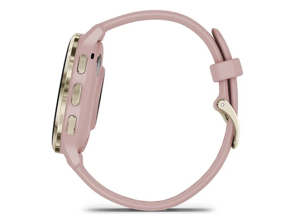 Smart watch, Soft Gold bezel and Dust Rose case — Smart Watch, Garmin