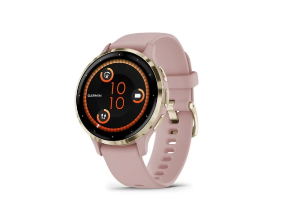 Smart watch, Soft Gold bezel and Dust Rose case — Smart Watch, Garmin