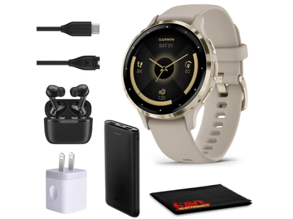 Smartwatch with French Gray case — Smart Watch, Garmin