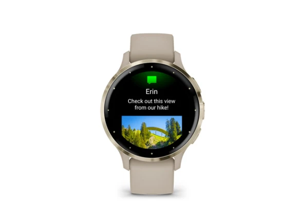 Smartwatch with French Gray case — Smart Watch, Garmin