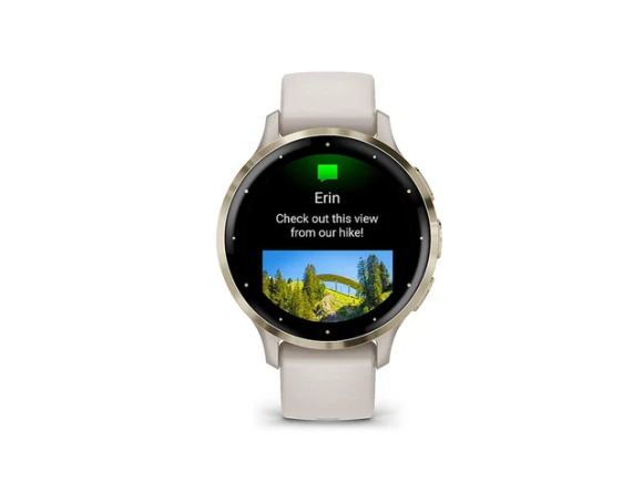 Venu 3S Smart watch with Soft Gold bezel and Ivory case — Smart Watch, Garmin