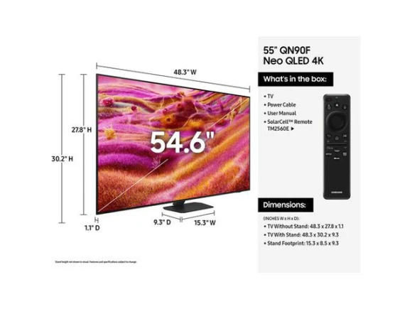 55-inch 4K Smart TV — Smart TV, Samsung