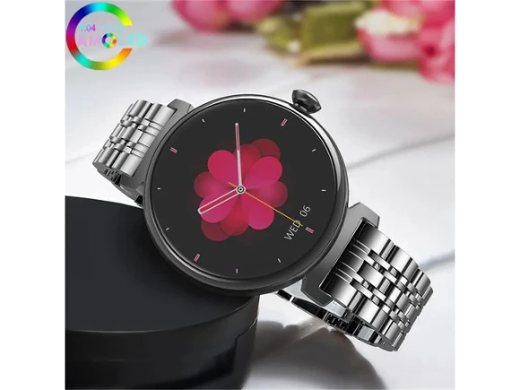 Medium AMOLED Smartwatch with Link Bracelet — Smart Watch, allentian
