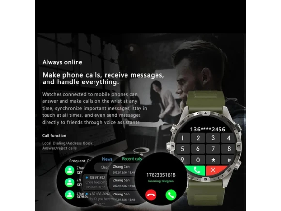 Medium Smartwatch with 1.6' HD Screen — Smart Watch, allentian