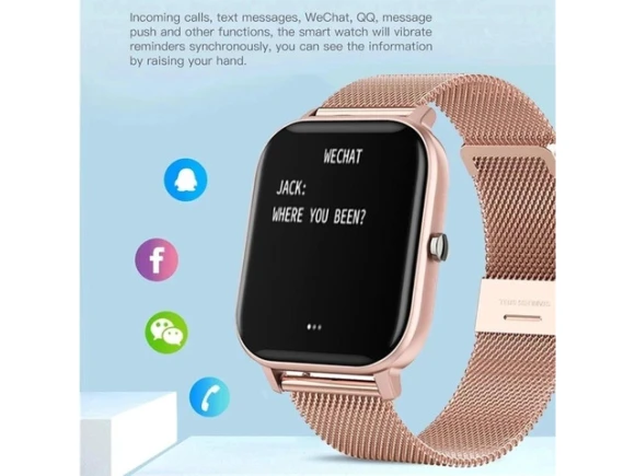 Medium Smartwatch with Link Bracelet — Smart Watch, allentian