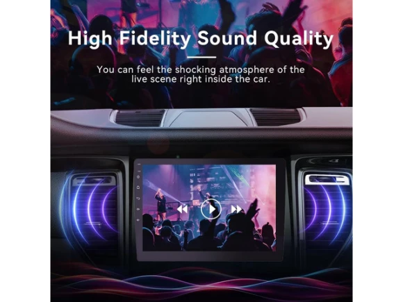 9-Inch Double-DIN Car Stereo — Car Infotainment System, Haudio