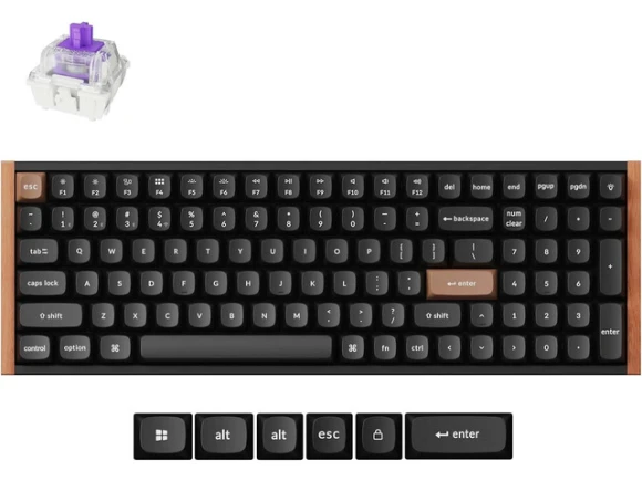 96% Compact Mechanical Keyboard with Number Pad — Bluetooth Keyboard, Keychron