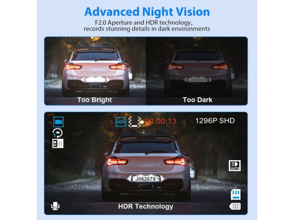 Dash Camera with 32GB Card — Dash Cam, TUKO