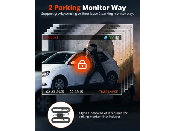 Front and Rear Dash Camera — Dash Cam, TUKO