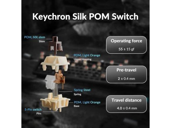 Full-size Mechanical Keyboard — Bluetooth Keyboard, Keychron
