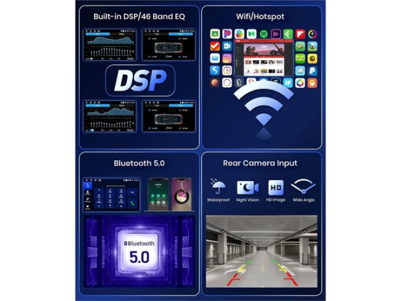 Wireless CarPlay Car Radio for Honda Civic 2006–2011 — Car Infotainment System, TUKO