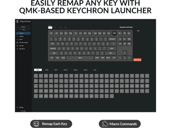 Wireless Custom Mechanical Keyboard — Bluetooth Keyboard, Keychron