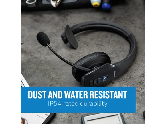 Wireless Bluetooth Headset, Black — Wireless Earbuds, BlueParrott